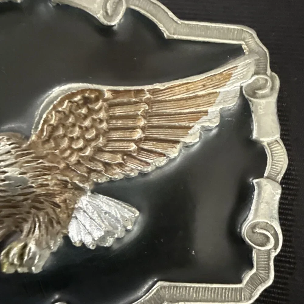 VTG 1997 GAP Enameled Eagle Great American Buckle *Read Description*